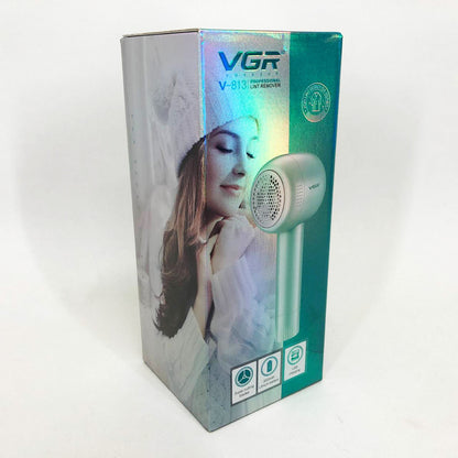 Машинка для удаления катышков VGR V-813, Машинка для стрижки катишок. Цвет: зеленый