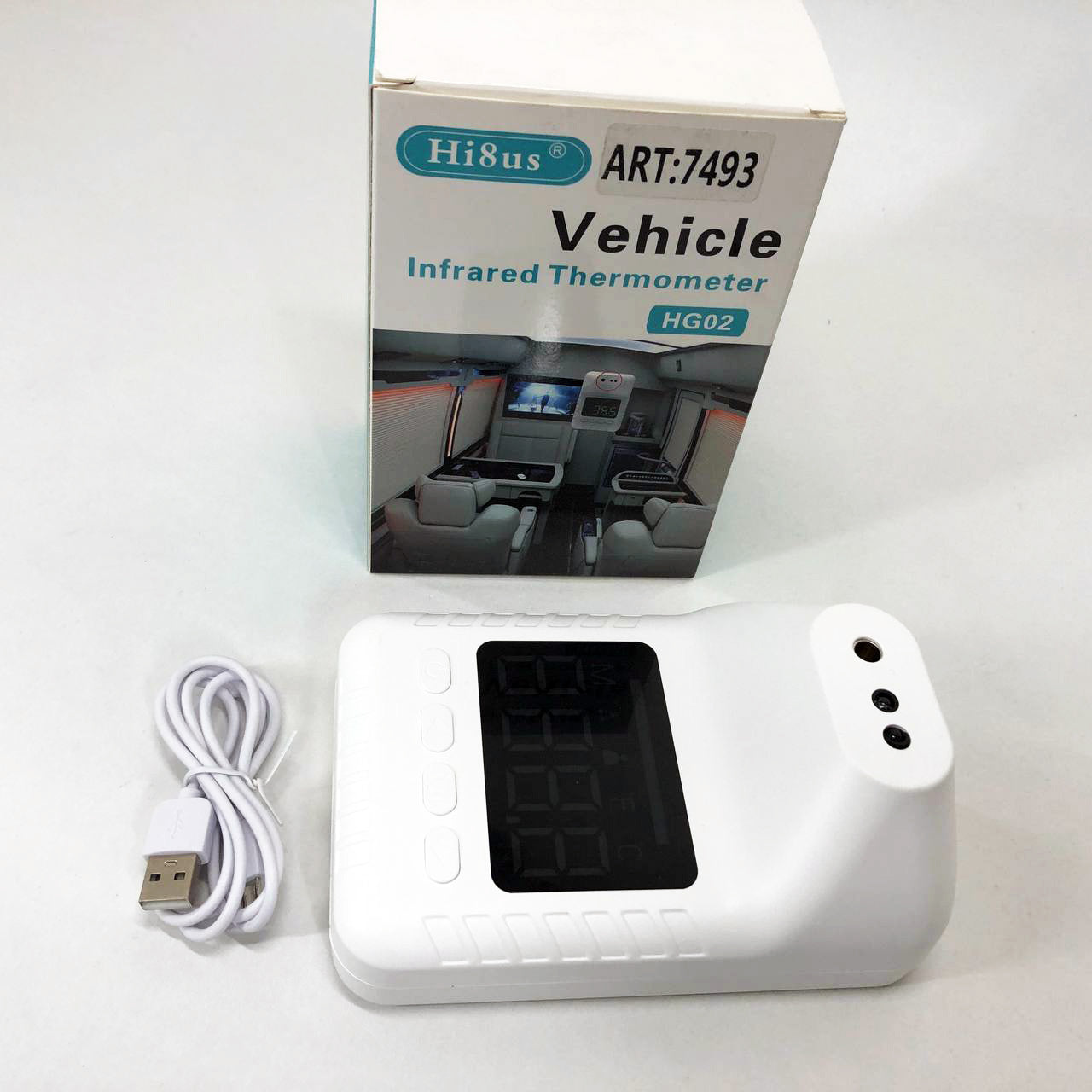 Стационарный бесконтактный термометр Hi8us HG 02 с голосовыми уведомлениями, Термометр электронный