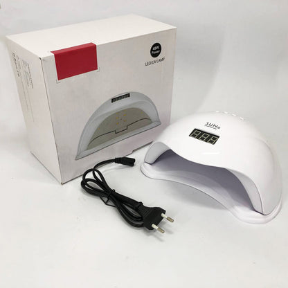 Лампа для маникюра Sun 5 nail lamp FD93-1 led для сушки гель лака с таймером для домашнего использования
