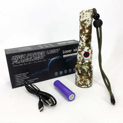 Фонарь ручной аккумуляторный PLD-AK132M Camouflage, Фонарь ручной мощный, Тактичный фонарь