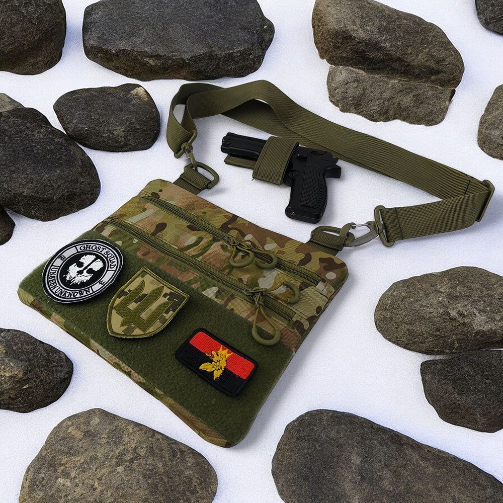 Мужская тактическая сумка барсетка, Рюкзак мужской военный тактический, Нагрудная сумка кобура