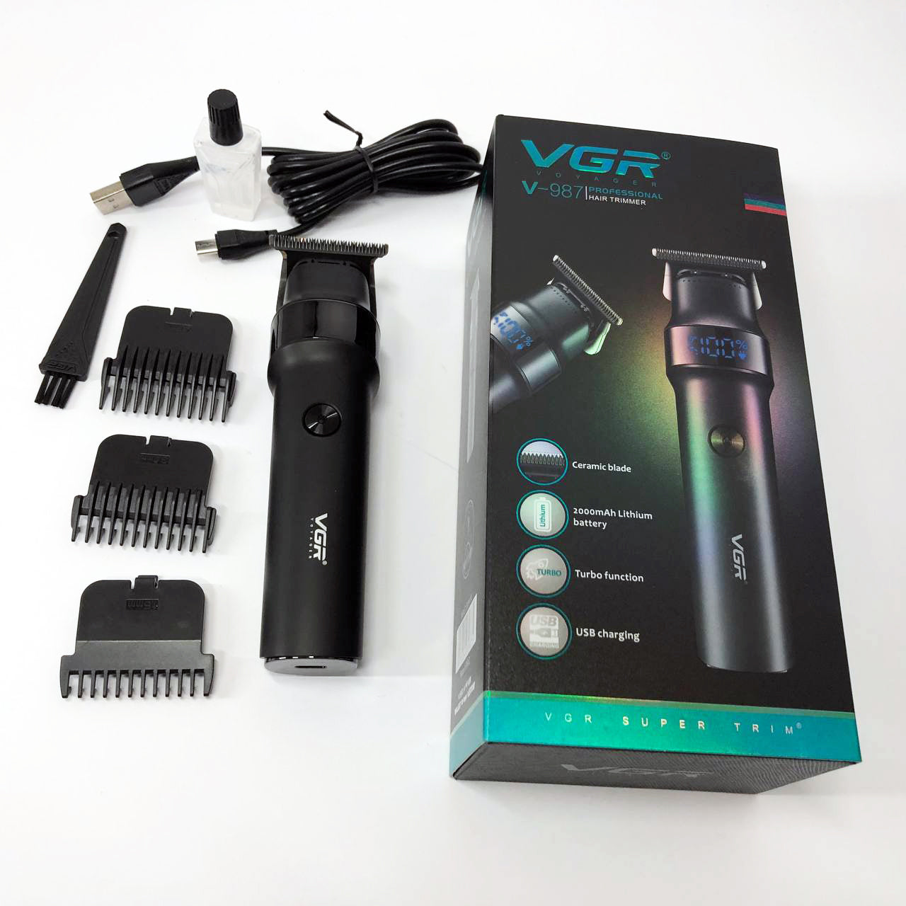 Машинка для стрижки волос VGR V-987, Машинка для стрижки волос беспроводная, Vgr машинка для стрижки