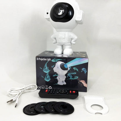 Звездный 3D проектор Astronaut, Лазерный проектор звездного неба космос Проектор звездного неба в комнату