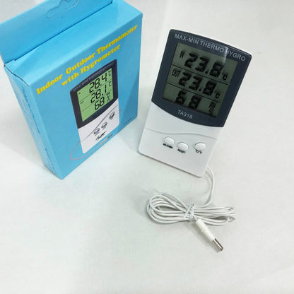Термометр гигрометр TA 318 с выносным датчиком температуры, Домашний гигрометр комнатный