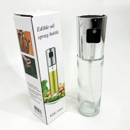 Бутылочка со спреем для пищевых жидкостей (масло, уксус) 100мл, Емкость для подсолнечного масла