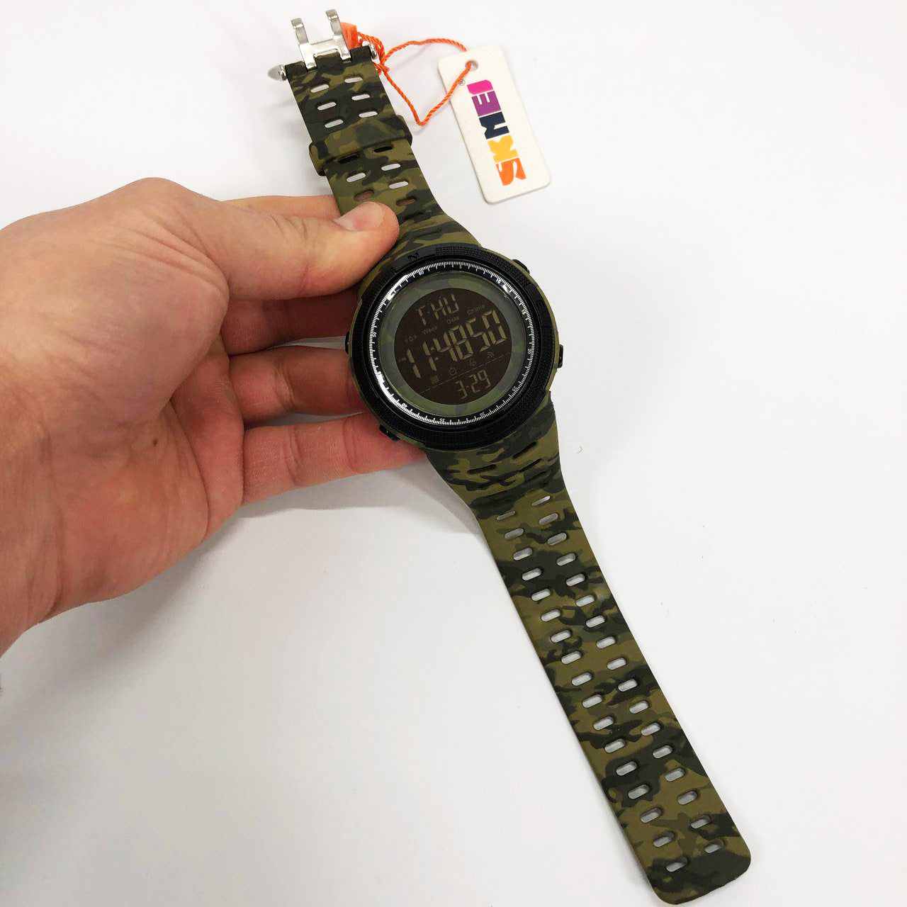 Годинник наручний чоловічий SKMEI 2070CMGN ARMY GREEN CAMO. Колір: зелений камуфляж