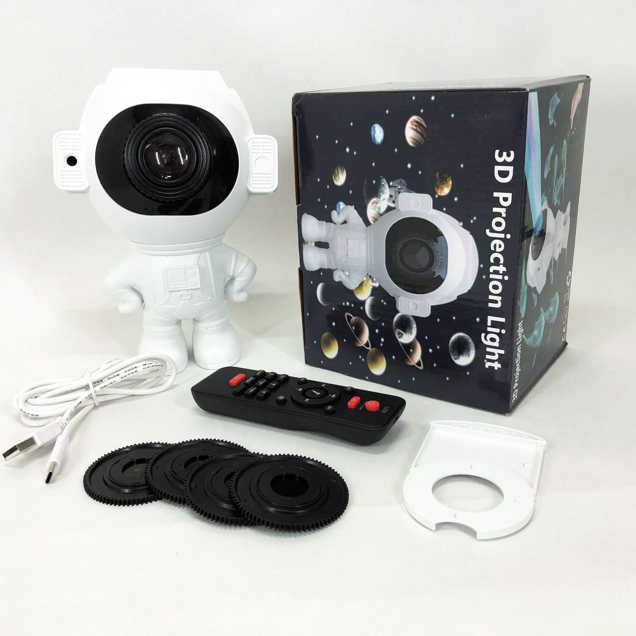 Звездный 3D проектор Astronaut, Лазерный проектор звездного неба космос Проектор звездного неба в комнату