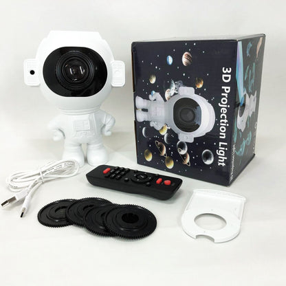 Звездный 3D проектор Astronaut, Лазерный проектор звездного неба космос Проектор звездного неба в комнату