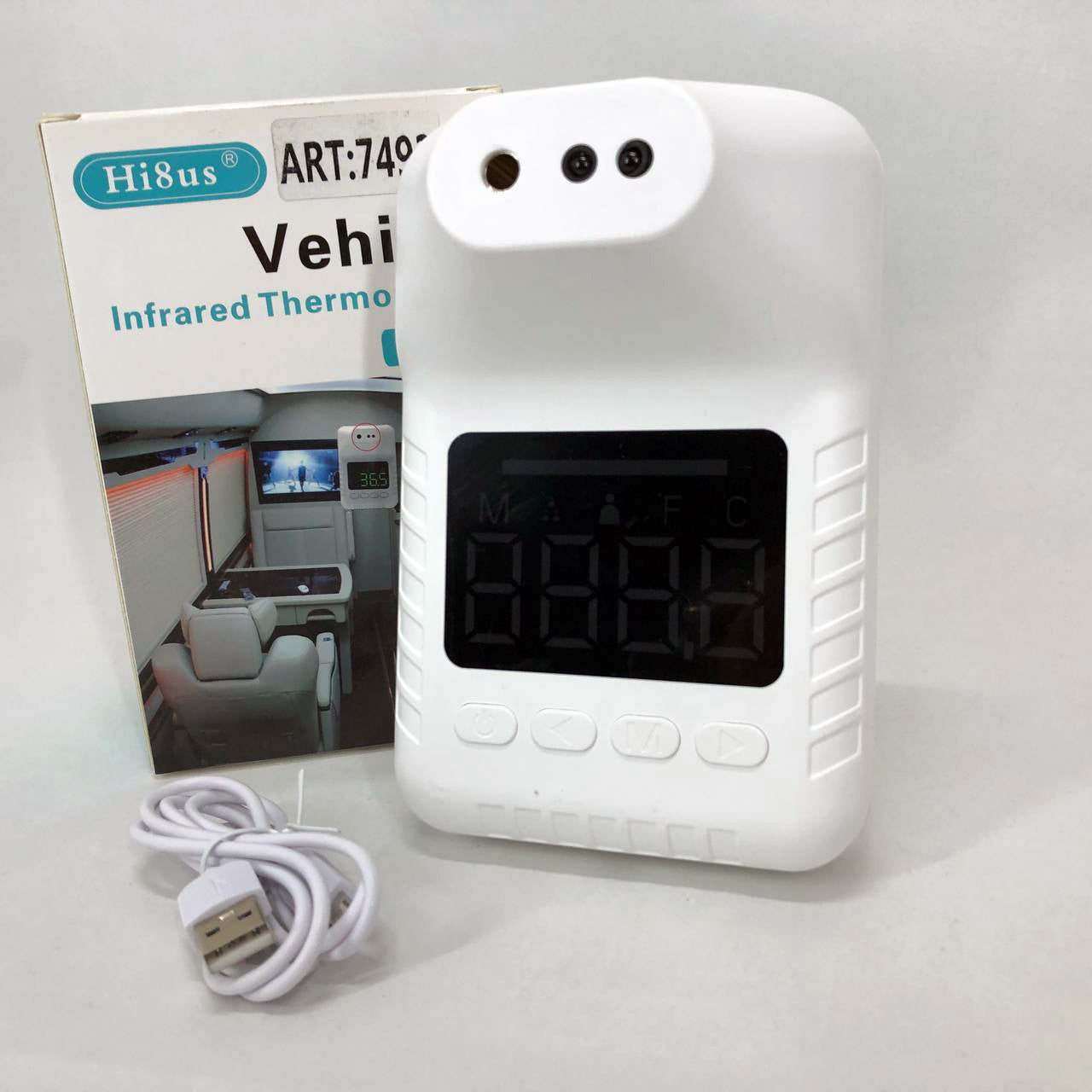 Стационарный бесконтактный термометр Hi8us HG 02 с голосовыми уведомлениями, Термометр электронный