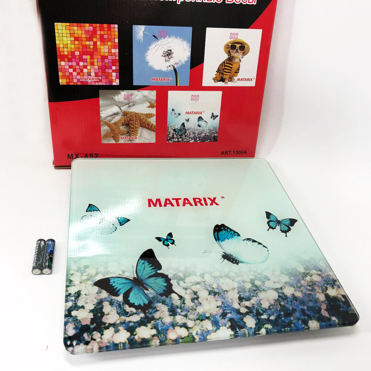 Весы напольные MATARIX MX-452 180 кг, Весы напольные для измерения массы тела, Электронные весы бабочки