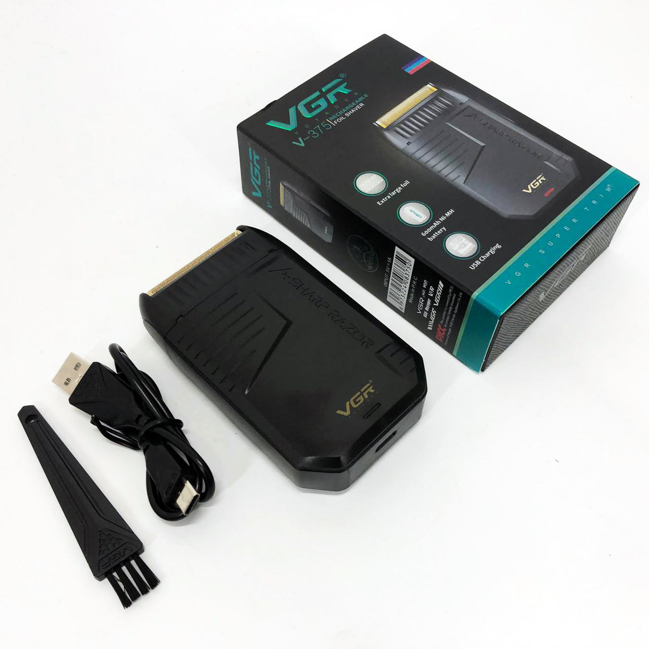 Электробритва VGR V-375 шейвер, Профессиональный шейвер-электробритва, Электробритва-шейвер мужской