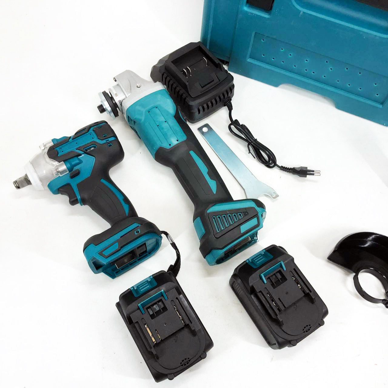 Набор 2 в 1 шуруповёрт + гайковёрт в чемодане 2 аккумулятора