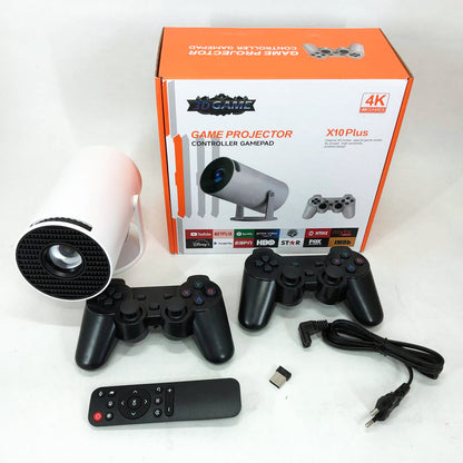 Смарт-проектор - ігрова приставка з джойстиками X10 Plus