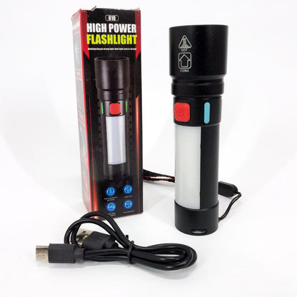 Фонарь 611-TG+COB(white+red), Фонарики для экстренных ситуаций и аварий, Поисковый фонарь ручной