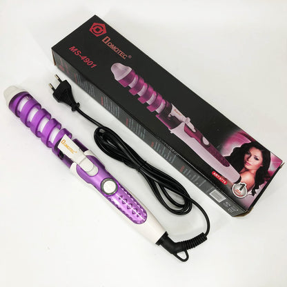 Плойка спиральная для волос Domotec MS 4901 с керамико-турмалиновым покрытием, Стайлер для завивки