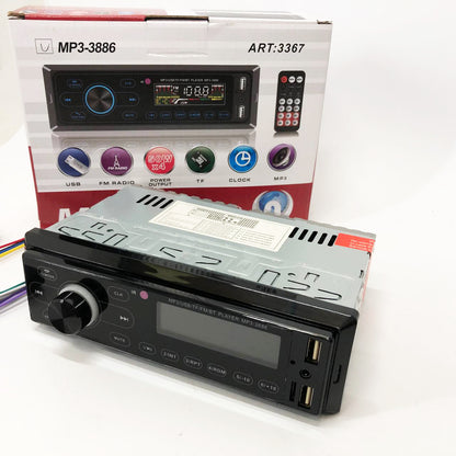 Автомагнитола с сенсорный дисплей MP3 3886 ISO 1DIN многофункциональная, Мультимедиа для автомобиля