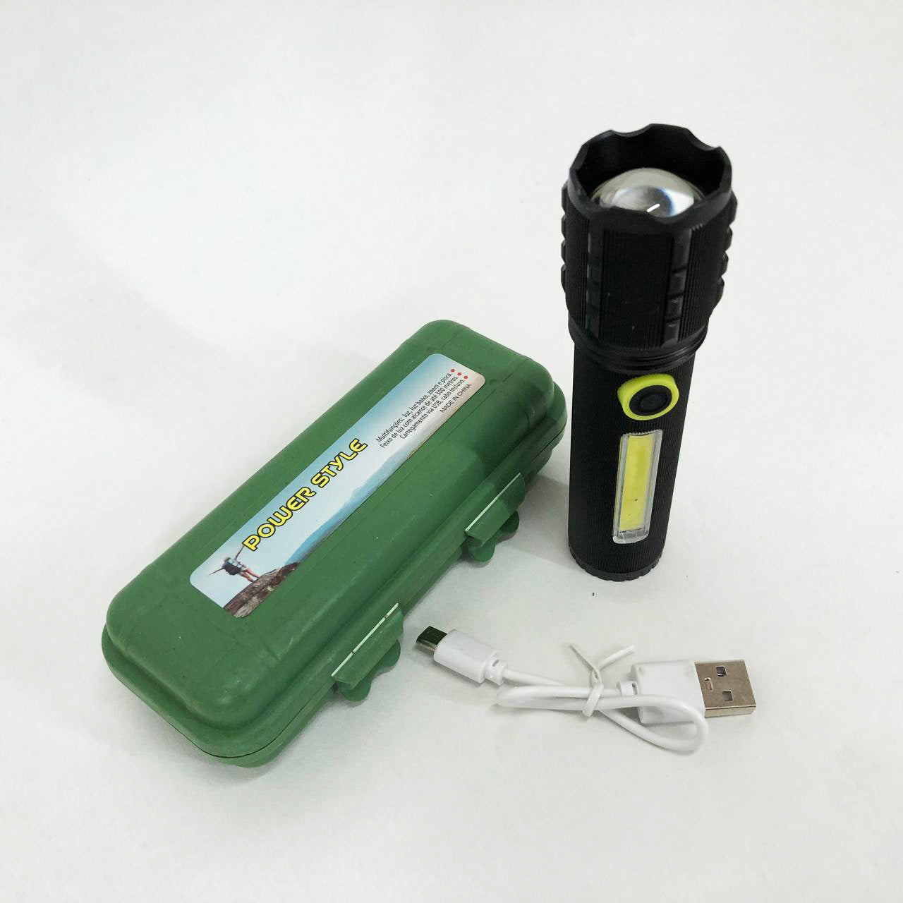 Фонарик ручной аккумуляторный C71/C81-P50-COB, Фонарик светодиодный ручной аккумуляторный портативный