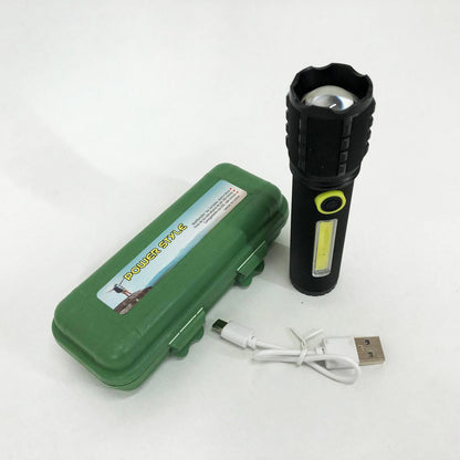 Фонарик ручной аккумуляторный C71/C81-P50-COB, Фонарик светодиодный ручной аккумуляторный портативный