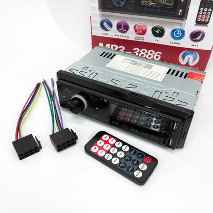 Автомагнитола с сенсорный дисплей MP3 3886 ISO 1DIN многофункциональная, Мультимедиа для автомобиля
