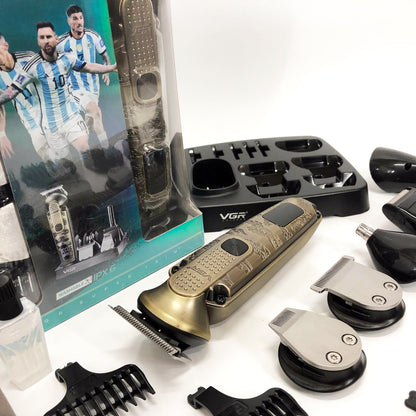 Набор для стрижки VGR 6 в 1 V-095, 16 насадок,  Многофункциональная аккумуляторная машинка для стрижки