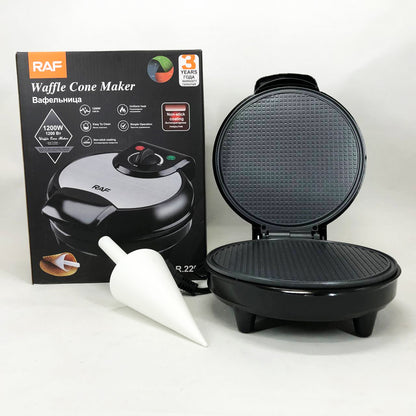 Вафельница электрическая RAF R.220, 1200 Вт с антипригарным покрытием