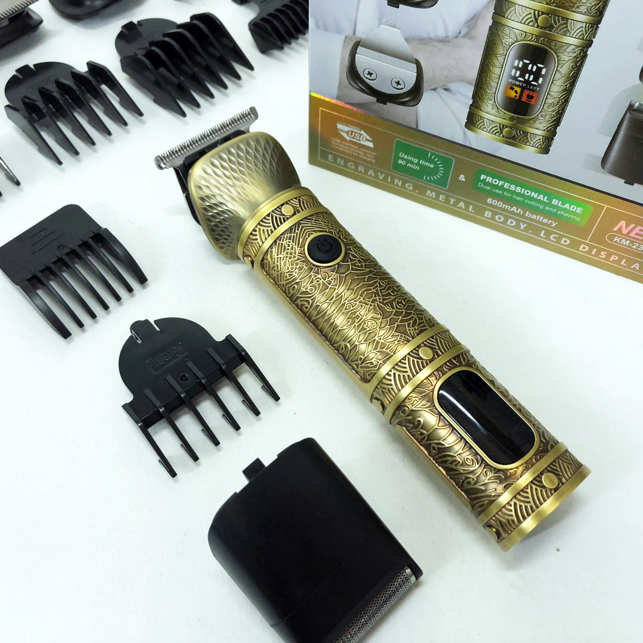 Триммер 18 в 1 Kemei KM-2313, Универсальный триммер для мужчин хорошие машинки для стрижки волос для дома