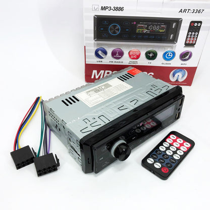Автомагнитола с сенсорный дисплей MP3 3886 ISO 1DIN многофункциональная, Мультимедиа для автомобиля