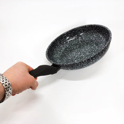 Сковорода Unique UN-5103-22 с антипригарным покрытием 22 см Серый гранит