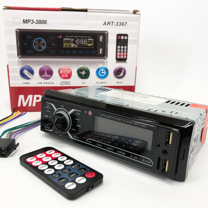 Автомобильная магнитола MP3-3885 ISO 1DIN с сенсорным дисплеем, Бюджетная автомагнитола 1 din