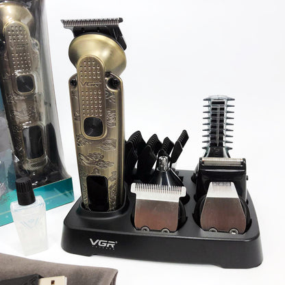 Набор для стрижки VGR 6 в 1 V-095, 16 насадок,  Многофункциональная аккумуляторная машинка для стрижки