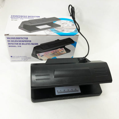 Детектор валют ультрафиолетовый Counterfeit Money Detector UV Ultraviolet Light 318