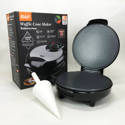 Вафельница электрическая RAF R.220, 1200 Вт с антипригарным покрытием