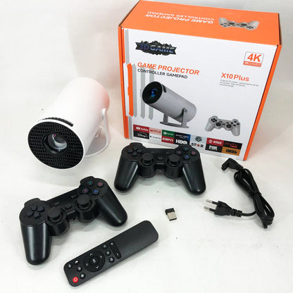 Смарт-проектор - ігрова приставка з джойстиками X10 Plus