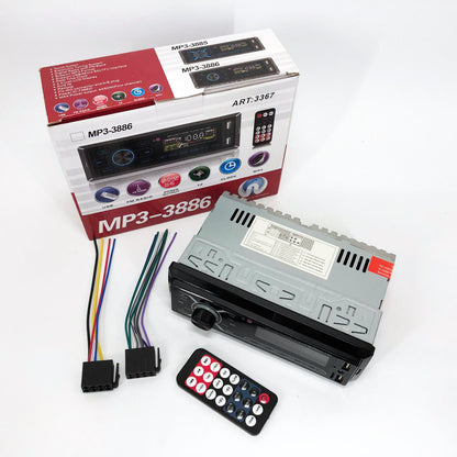 Автомобильная магнитола MP3-3885 ISO 1DIN с сенсорным дисплеем, Бюджетная автомагнитола 1 din