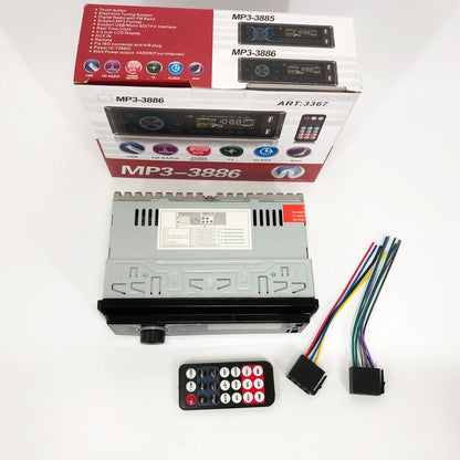 Автомобильная магнитола MP3-3885 ISO 1DIN с сенсорным дисплеем, Бюджетная автомагнитола 1 din