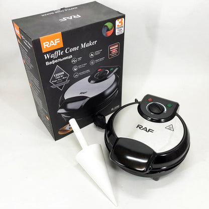 Вафельница электрическая RAF R.220, 1200 Вт с антипригарным покрытием