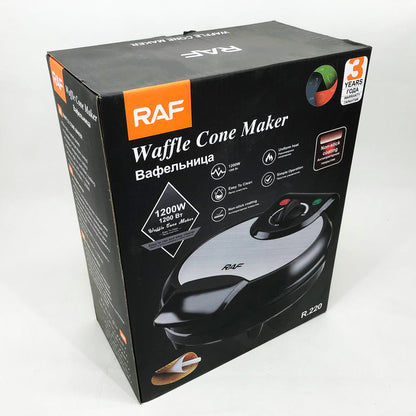 Вафельница электрическая RAF R.220, 1200 Вт с антипригарным покрытием