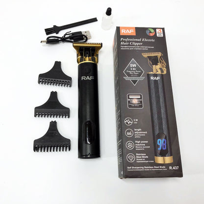 Триммер RAF R.437 для стрижки волос и бороды аккумуляторная