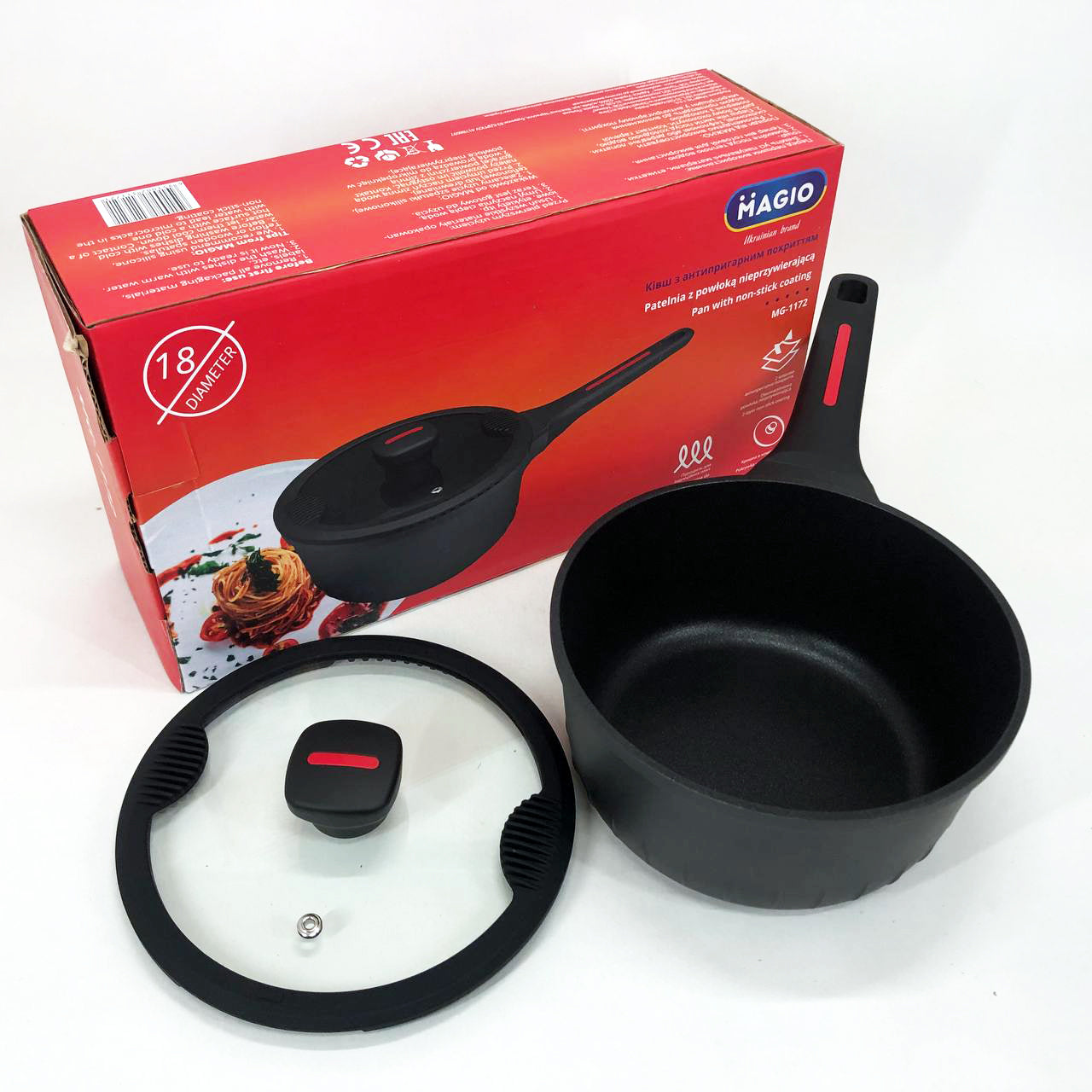 Ковш Magio MG-1172 Литой антипригарный 1.9 л