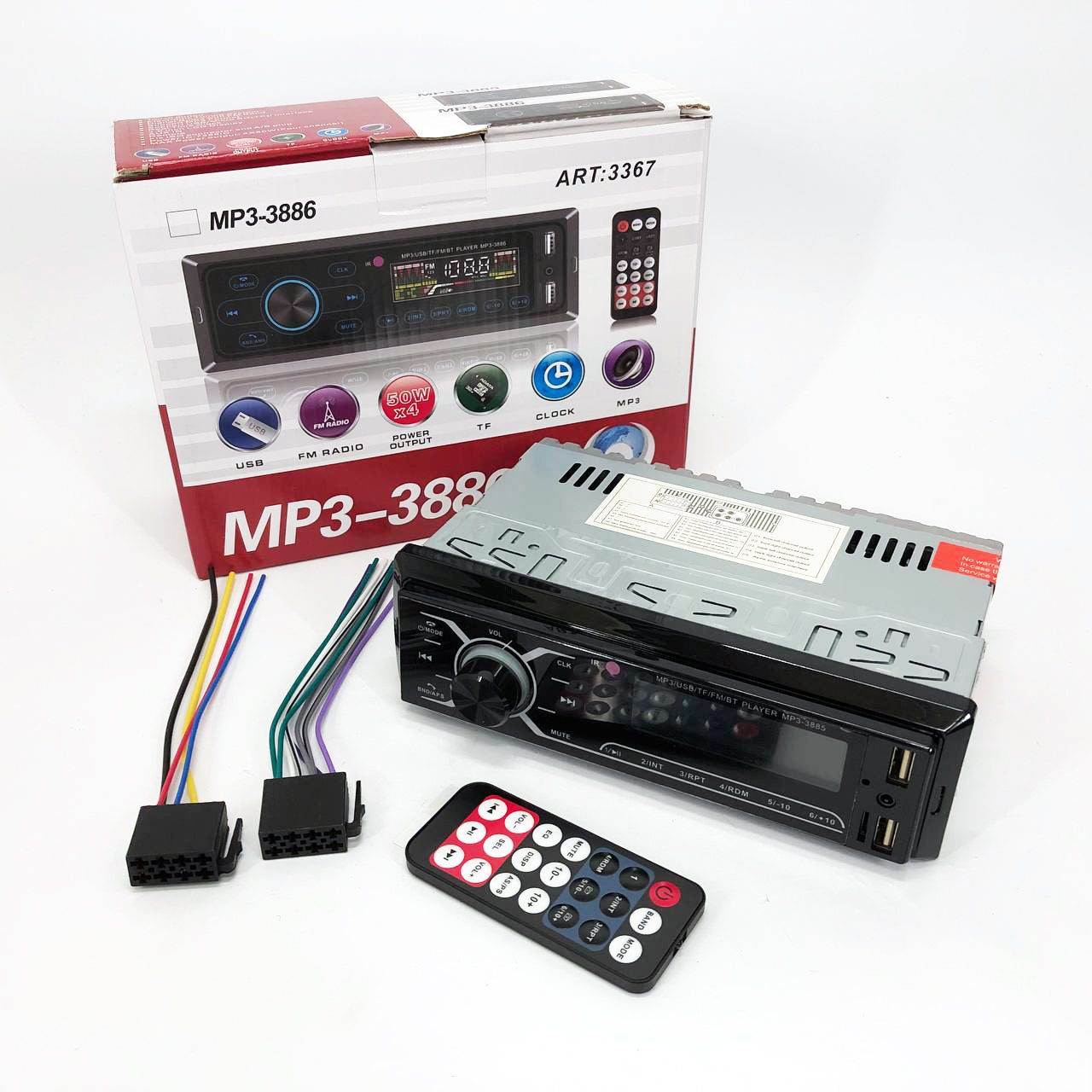 Автомобильная магнитола MP3-3885 ISO 1DIN с сенсорным дисплеем, Бюджетная автомагнитола 1 din