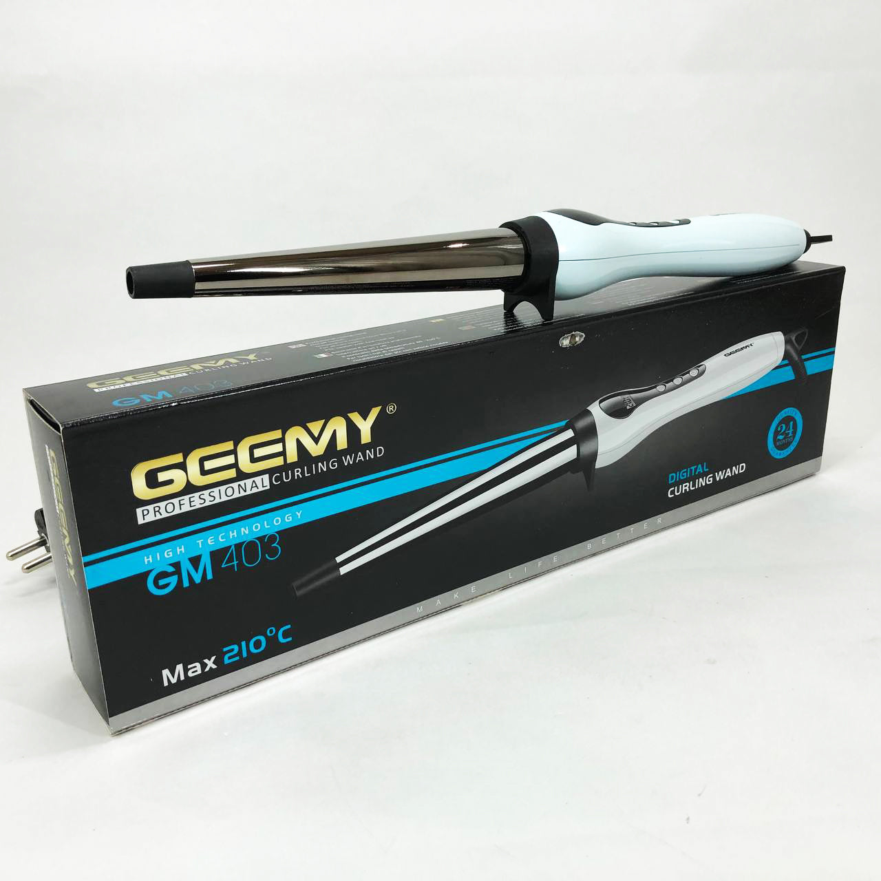 Конусная профессиональная плойка для локонов Gemei GM-403