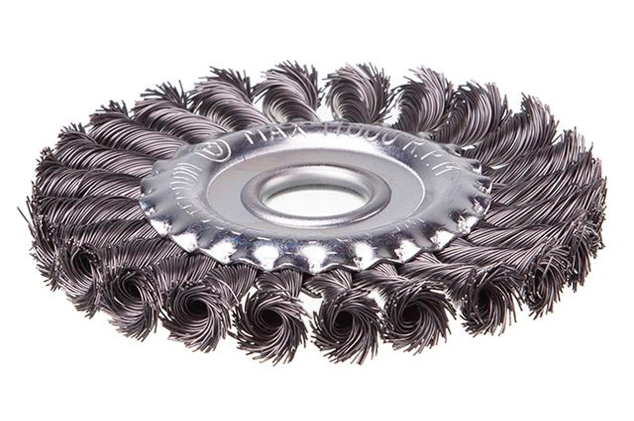 Щетка дисковая Intertool - 125 мм плетеная