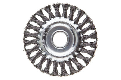 Щетка дисковая Intertool - 125 мм плетеная