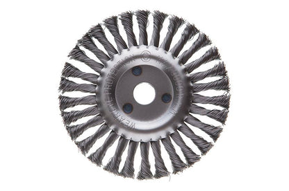 Щетка дисковая Intertool - 180 мм плетеная