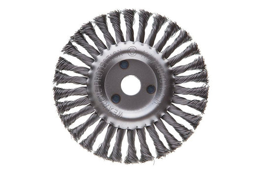 Щетка дисковая Intertool - 180 мм плетеная