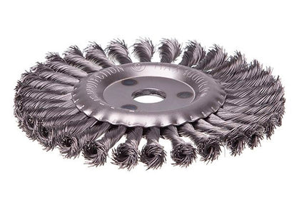 Щетка дисковая Intertool - 180 мм плетеная