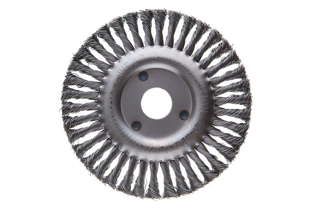 Щетка дисковая Intertool - 200 мм плетеная