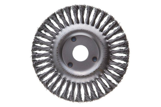 Щетка дисковая Intertool - 200 мм плетеная