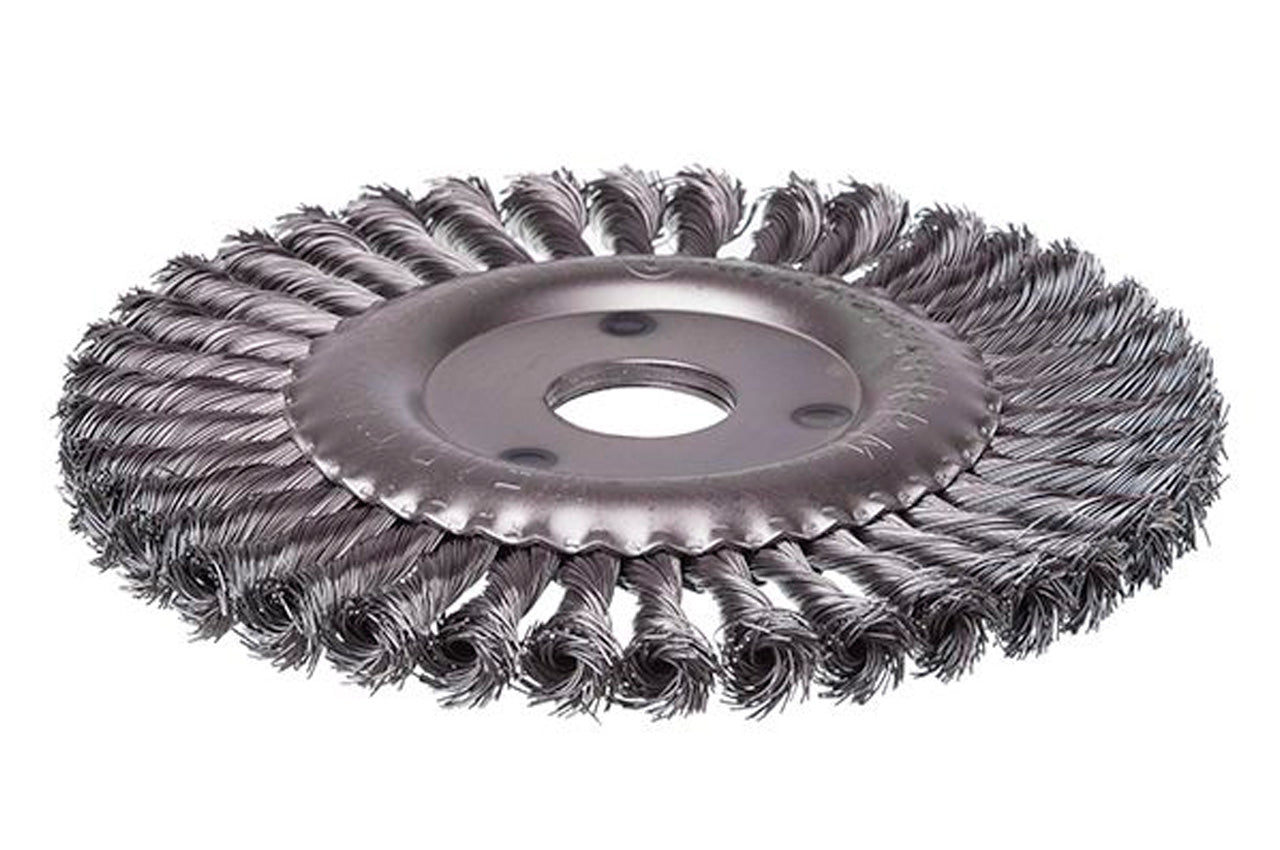 Щетка дисковая Intertool - 200 мм плетеная