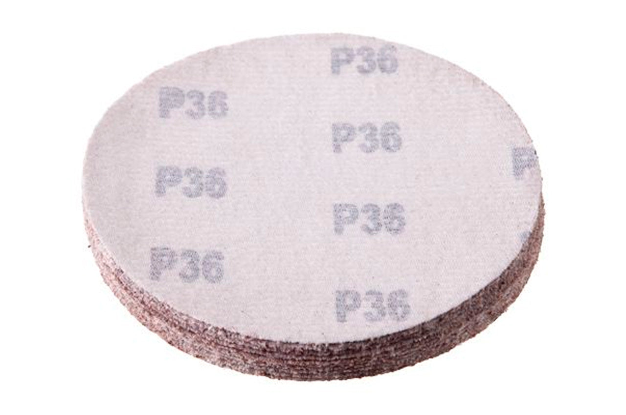 Круг шлифовальный на липучке Intertool - 125 мм Р36 плотность E (10 шт.)